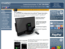 Tablet Screenshot of invebo.com